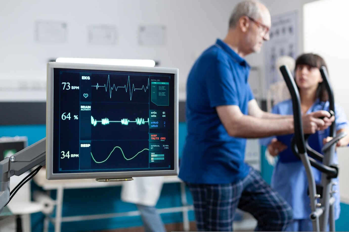 This image is all about EKG Test Las Vegas