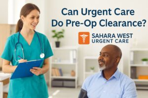 can urgent care do pre-op clearance