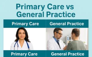 primary care vs general practice