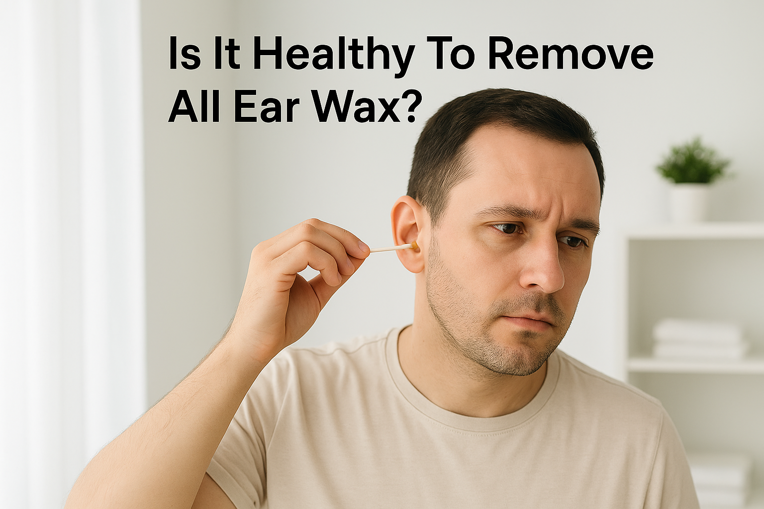 Is it healthy to remove all ear wax
