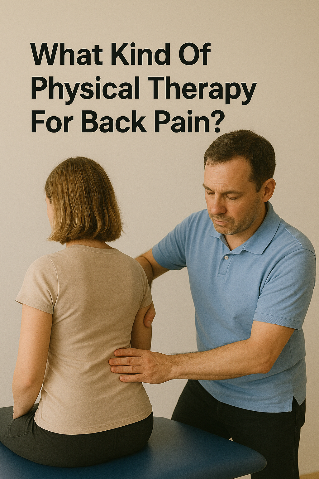 What kind of physical therapy for back pain