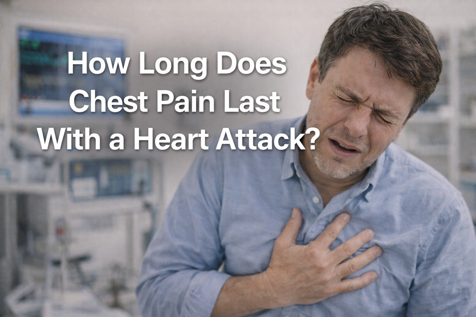How Long Does Chest Pain Last With a Heart Attack?