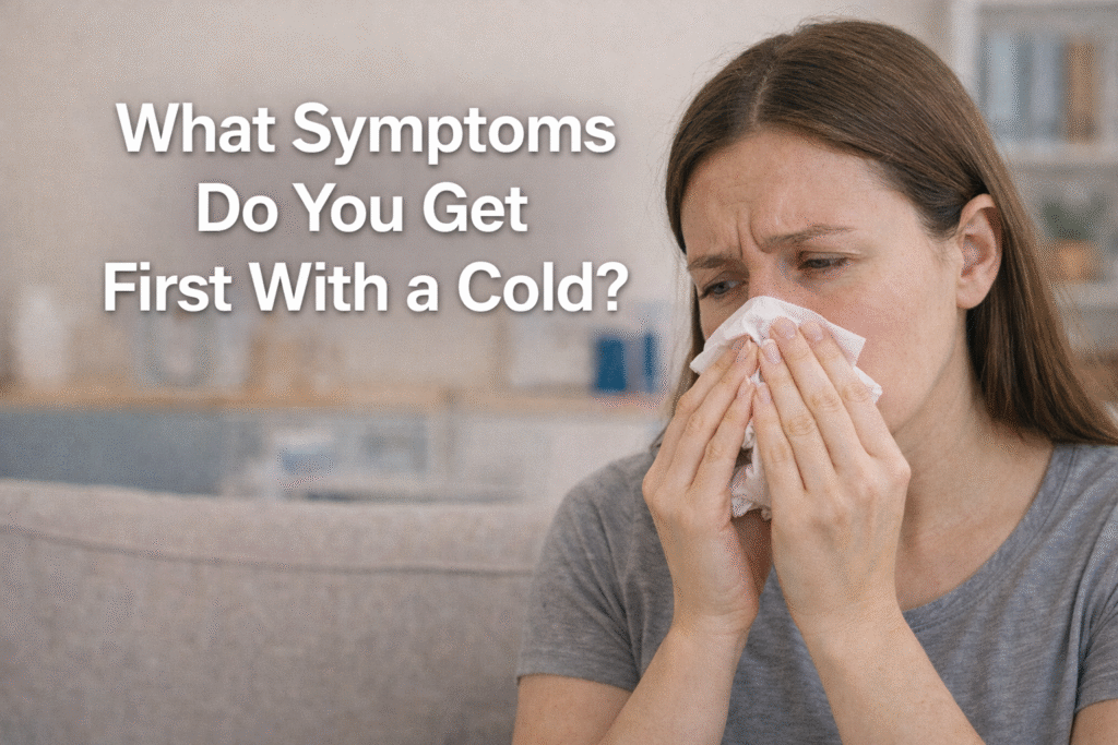 What Symptoms Do You Get First With a Cold?