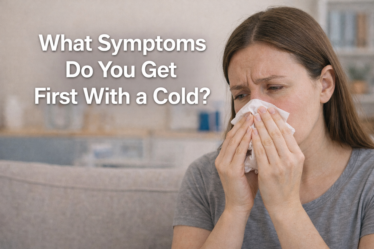 What Symptoms Do You Get First With a Cold?