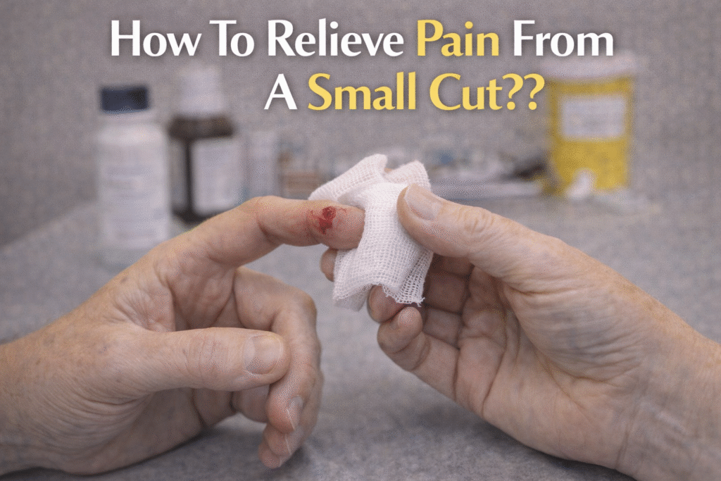 How To Relieve Pain From A Small Cut?