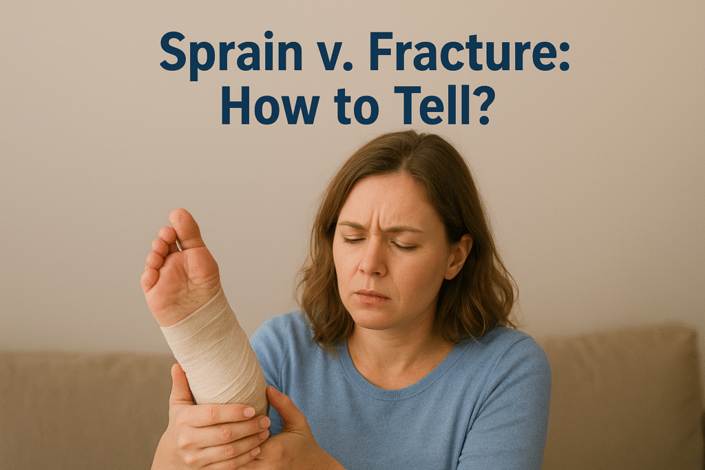 Sprain v. Fracture: How to Tell