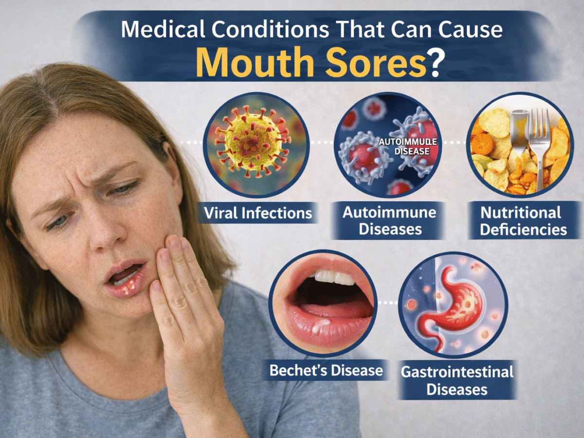 Medical Conditions That Can Cause Mouth Sores?