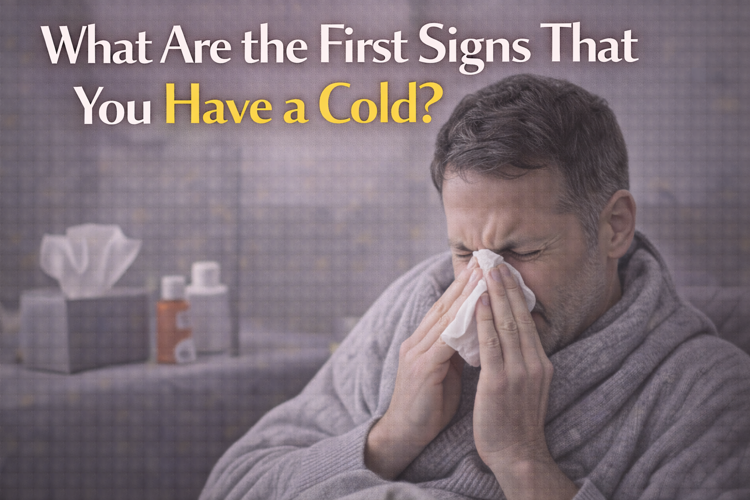 What Are the First Signs That You Have a Cold