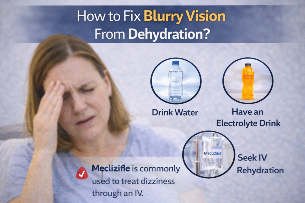How to Fix Blurry Vision From Dehydration?