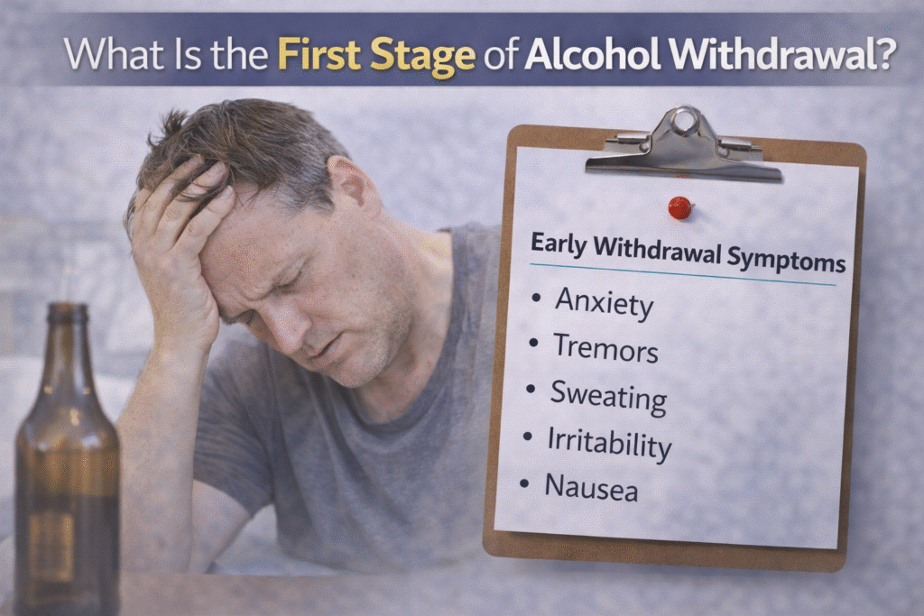 What Is the First Stage of Alcohol Withdrawal?