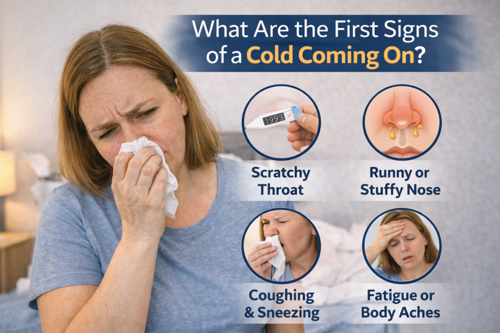What Are the First Signs of a Cold Coming On?