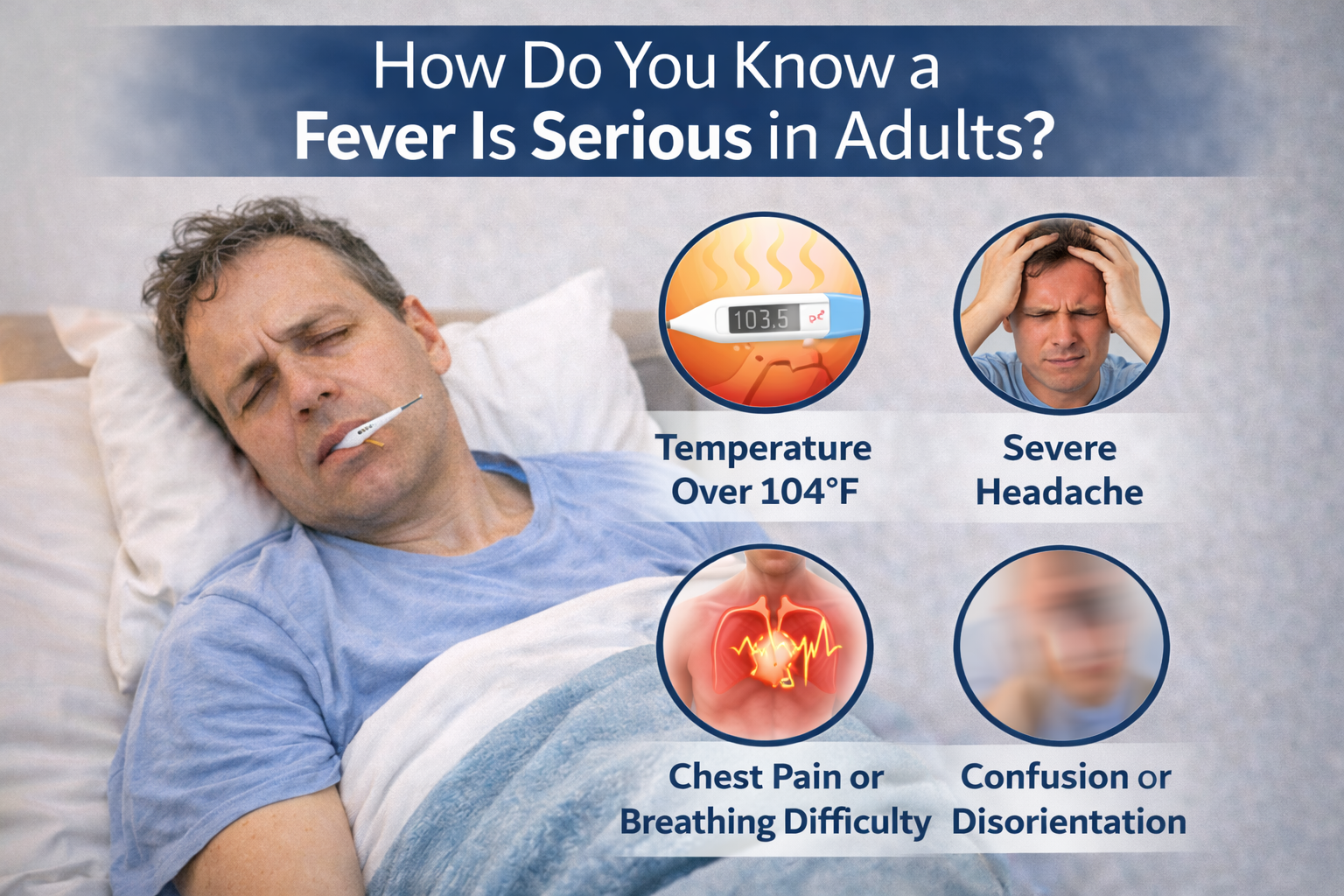 How Do You Know a Fever Is Serious in Adults?