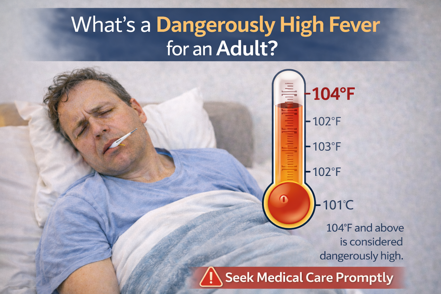 What’s a Dangerously High Fever for an Adult?