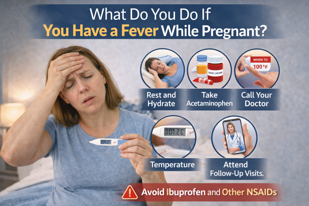 What Do You Do If You Have a Fever While Pregnant?