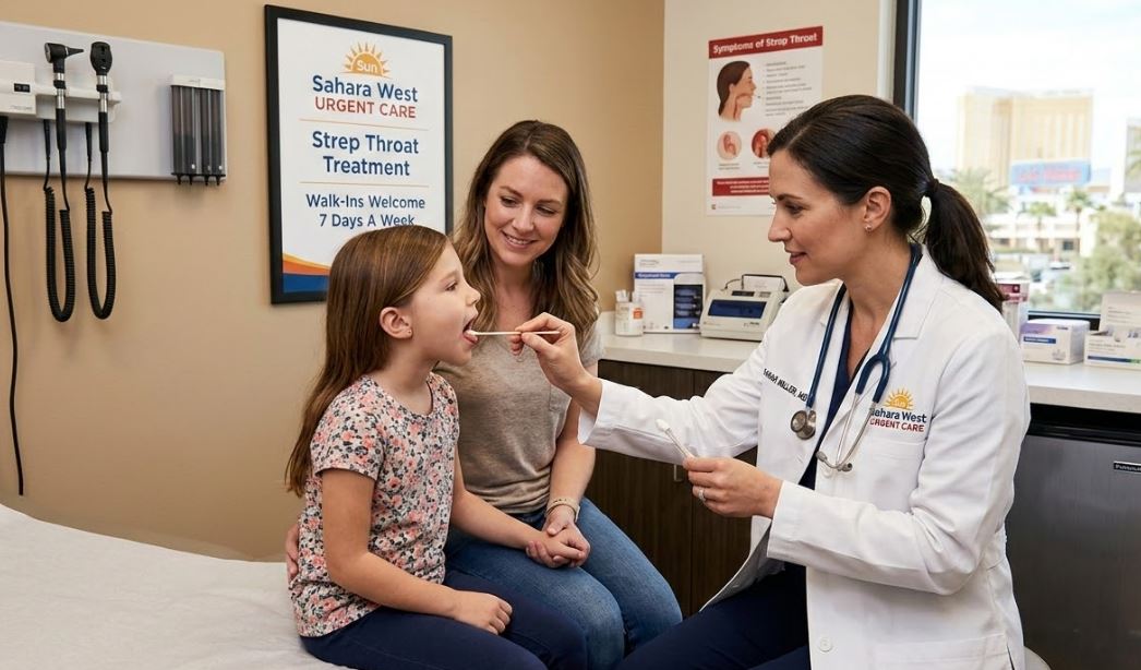 Strep throat treatment las vegas