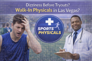 Dizziness Before Tryouts? Walk-In Physicals in Las Vegas: