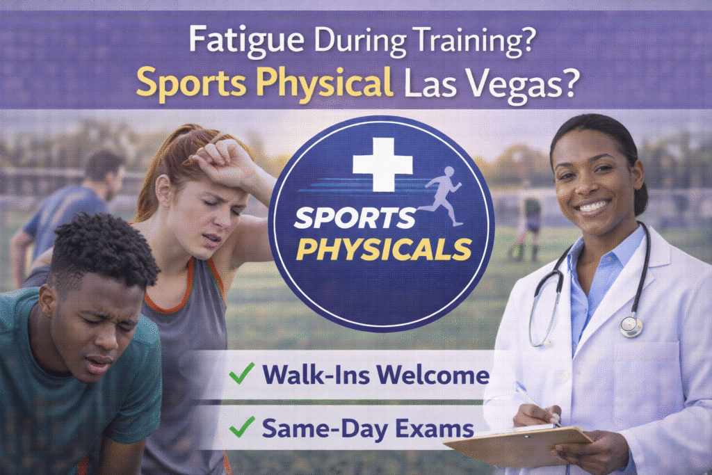 Fatigue During Training—Get a Sports Physical in Las Vegas Today: