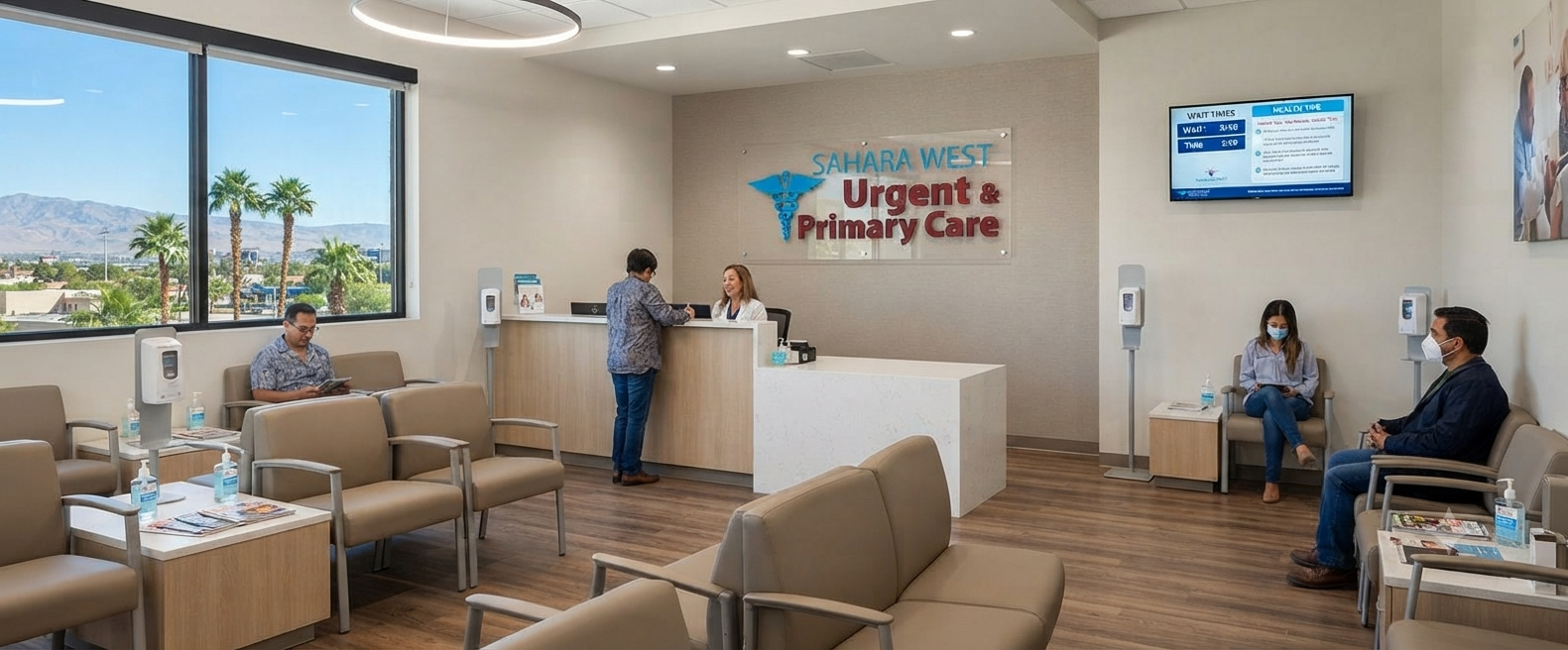 Welcome to Sahara West Urgent & Primary Care in Las Vegas—offering fast, comfortable, and same-day medical evaluation for respiratory illnesses like bronchitis.